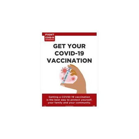 GET YOUR COVID19 VACCINATION, 18, PST186PP